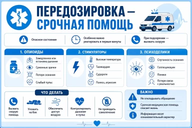 Помощь при передозировке в Стрежевом